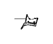 View 718760E110C0 Seat Back Recliner Adjustment Mechanism Cover (Left) Full-Sized Product Image