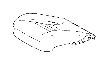 View 711020E100D0 Seat Cover (Left, Front) Full-Sized Product Image