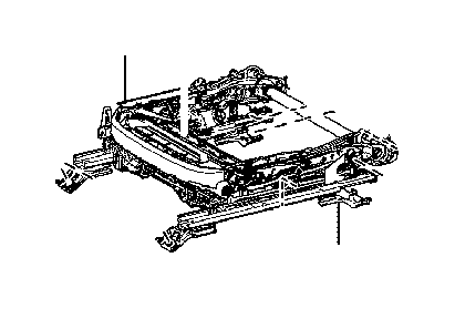 View 720100E120 Seat Track (Right, Front) Full-Sized Product Image