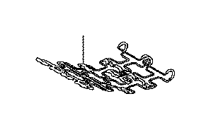 View 7105108010 Seat Cushion Spring (Left, Right, Front) Full-Sized Product Image