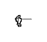 View 7271411010 BRACKET,  SEAT ADJUSTER SHIELD CLAMP,  LEFT Full-Sized Product Image