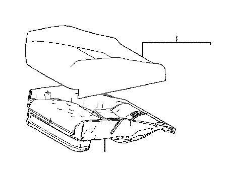 View 8751011010 Seat Heater Pad (Right, Front) Full-Sized Product Image