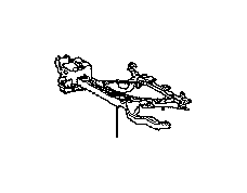 View 7181B11010 Power Seat Wiring Harness Bracket (Left, Front) Full-Sized Product Image
