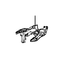 View 7187611020J0 COVER,  RECLINING ADJUSTER INSIDE,  LEFT Full-Sized Product Image