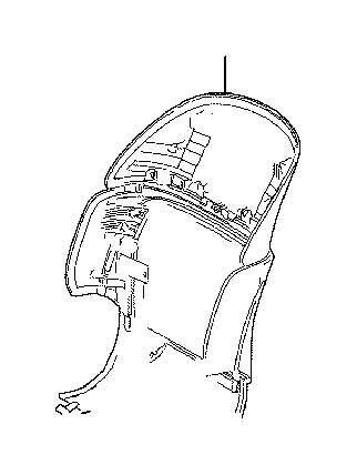 View 7170550270A7 Seat Back Panel (Right, Front) Full-Sized Product Image