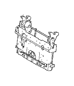 View 7865650020 COVER,  REAR SEAT LEGREST Full-Sized Product Image