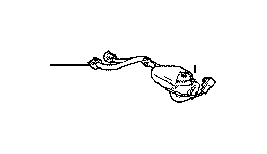 View 7333050030C0 Seat Belt (Right, Rear) Full-Sized Product Image
