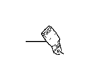 View 7338050330C0 Seat Belt Receptacle (Rear) Full-Sized Product Image