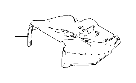 View 7121250020 Seat Frame (Left, Rear) Full-Sized Product Image