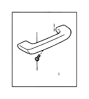 View 7421024091B1 Door Armrest (Right, Front) Full-Sized Product Image