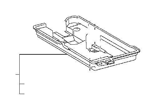 View 7443153050 TRAY,  BATTERY Full-Sized Product Image