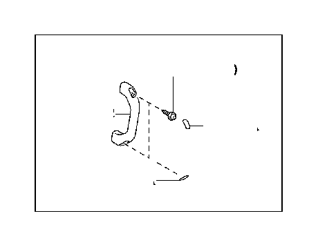 View 7460335010E0 Interior Grab Bar Full-Sized Product Image