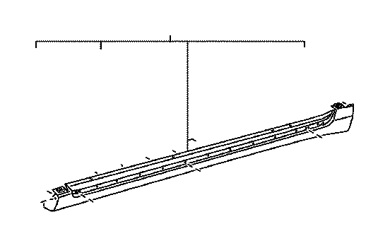 View 7585233905A0 MOULDING,  BODY ROCKE Full-Sized Product Image