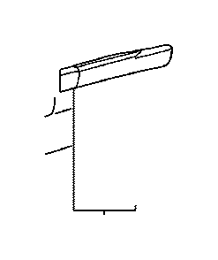 View 7507660081B1 Door Molding (Left, Rear) Full-Sized Product Image