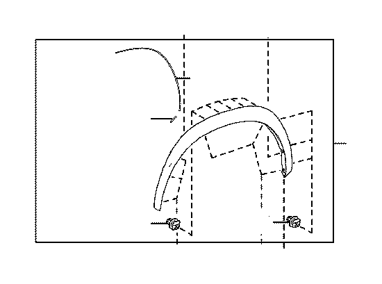 View 7560178010 Fender Flare (Right, Front) Full-Sized Product Image