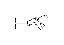 View 7554611010 Windshield Molding Clip (Left) Full-Sized Product Image