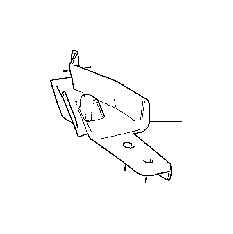 View 6563124010 Quarter Panel Bracket (Right, Front, Rear) Full-Sized Product Image