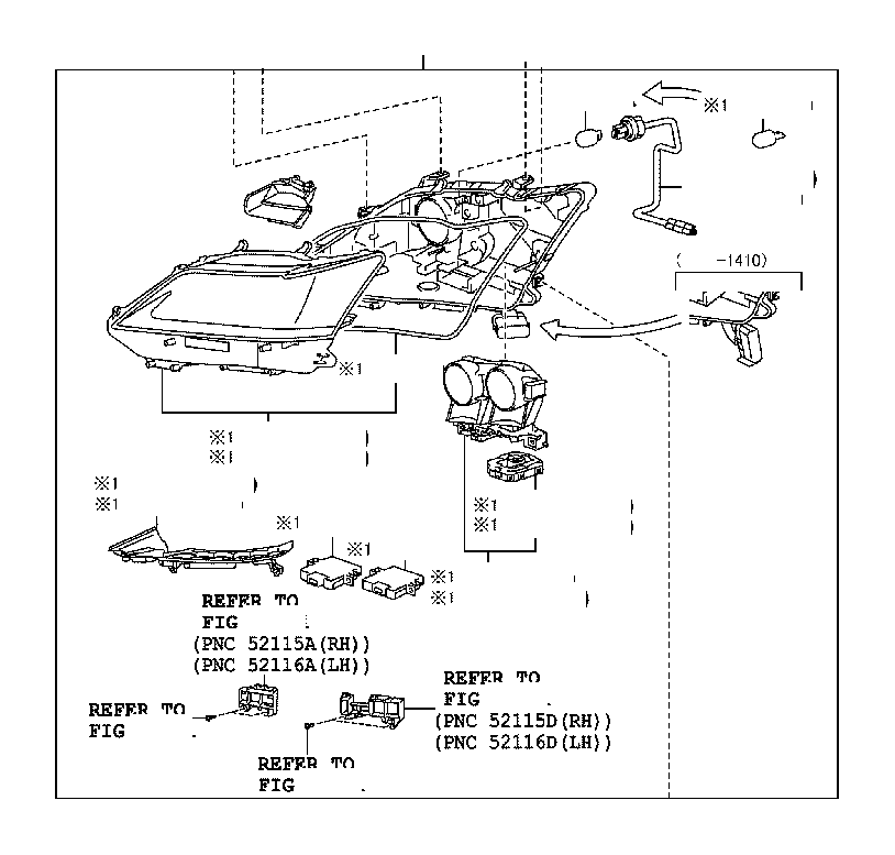 View 8116030J00 UNIT ASSEMBLY,  HEADLAMP LED,  LEFT Full-Sized Product Image