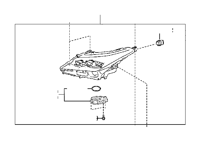 View 811100E271 Headlight (Right) Full-Sized Product Image