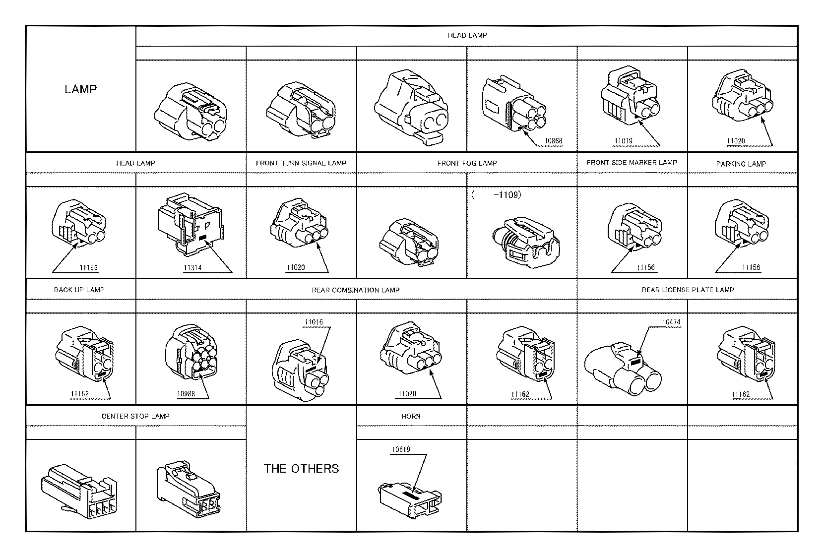 View 9098011020 HOUSING,  CONNECTOR F Full-Sized Product Image