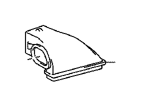 View G92D275010 DUCT,  HYBRID BATTERY INTAKE,  NO. 2 Full-Sized Product Image