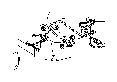 View 821910E300 Power Seat Wiring Harness (Right, Front) Full-Sized Product Image