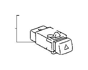View 8433230260 Hazard Warning Switch Full-Sized Product Image