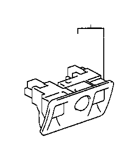 View 8484050020C0 Trunk Lid Release Switch Full-Sized Product Image