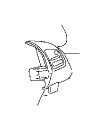 View 8424430111C0 Steering Wheel Radio Controls (Right) Full-Sized Product Image