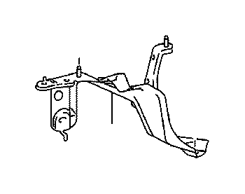 View 8826930140 ABS Control Module Bracket Full-Sized Product Image