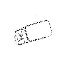 View 8553078010C0 12 Volt Accessory Power Outlet (Rear) Full-Sized Product Image