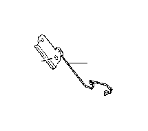 View 8271548M50 Oxygen Sensor Bracket Full-Sized Product Image