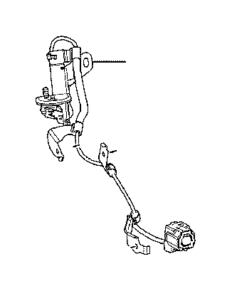 View 895160E140 ABS Wheel Speed Sensor Wiring Harness (Right, Rear) Full-Sized Product Image