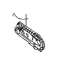 View 8465611020C1 Power Seat Switch Bezel Full-Sized Product Image