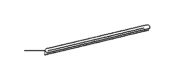View 8521450100 Windshield Wiper Blade Refill (Left OR Right Depending on model) Full-Sized Product Image