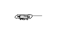 View 8535450011B0 Headlight Washer Cover Full-Sized Product Image