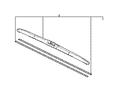 View 8522224150 Wiper Blade (Left, Front) - Left Hand Side Full-Sized Product Image