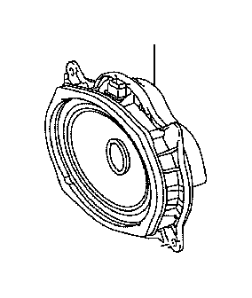 View 861600WG10 Speaker (Front) Full-Sized Product Image