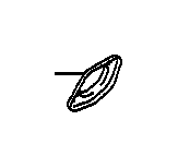 View 8832624020 Cabin Air Filter Seal Full-Sized Product Image