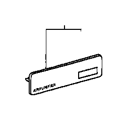 View 8889130690C0 Cabin Air Filter Cover Full-Sized Product Image