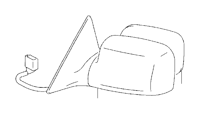 View 8790133070B1 MIRROR SUB-ASSEMBLY,  OUTER REAR VIEW,  RIGHT Full-Sized Product Image