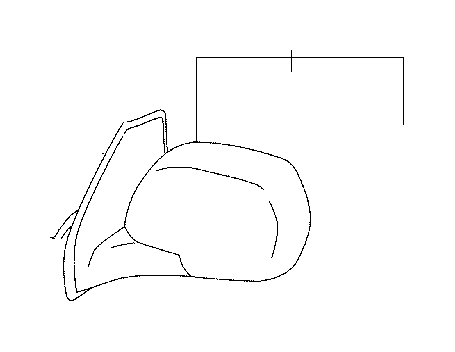 View 879106A431J1 Door Mirror (Right) Full-Sized Product Image