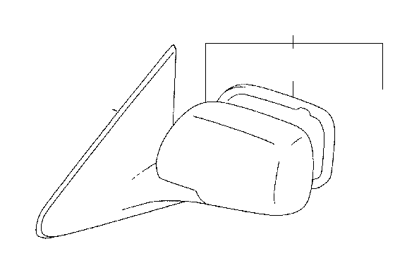 View 8790648050 Door Mirror Glass (Left) Full-Sized Product Image