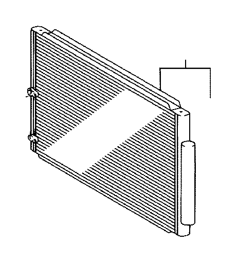 View 884600E020 A/C Condenser Full-Sized Product Image