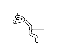 View 885390E010 A/C Evaporator Drain Full-Sized Product Image