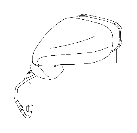View 8791053311D0 Door Mirror (Right) Full-Sized Product Image