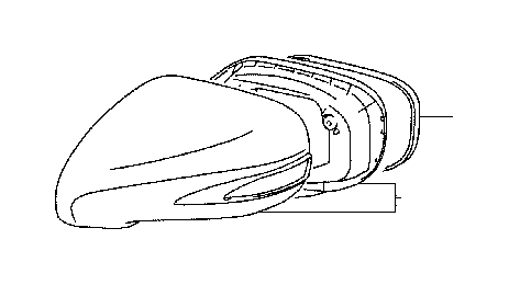 View 8791075061B0 Door Mirror (Right) Full-Sized Product Image