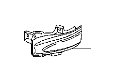 View 8794075060E1 Door Mirror (Left) Full-Sized Product Image