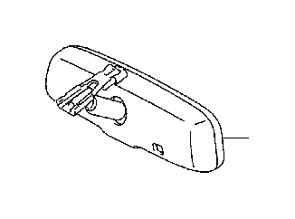 View 878100W260 Interior Rear View Mirror Full-Sized Product Image