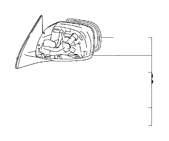 View 8791060P50 Door Mirror (Right) Full-Sized Product Image